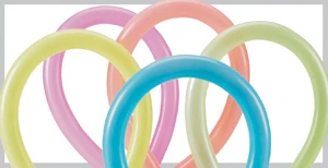 260B Neon Assortment Betallic Balloons 100pk