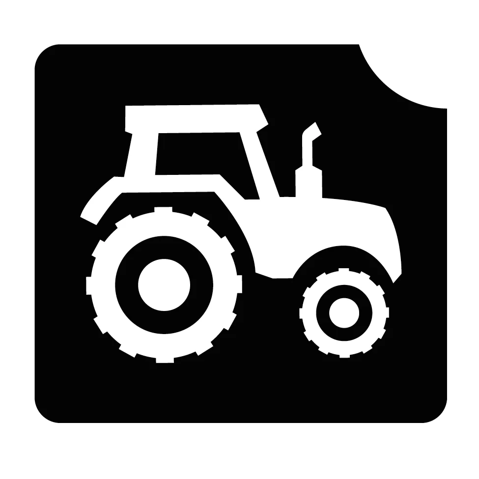 771 Tractor - Set of 5 - Art Factory Glitter Tattoo Stencil