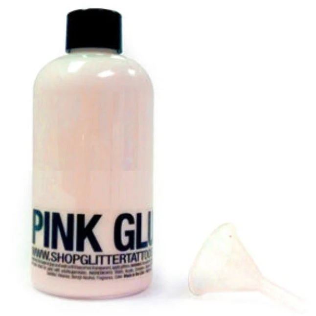 8fl oz Pink Body Glue, Lasts 3-10 Days