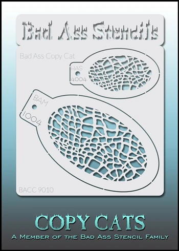9010 - Bad Ass Copy Cat Stencils - Reptile