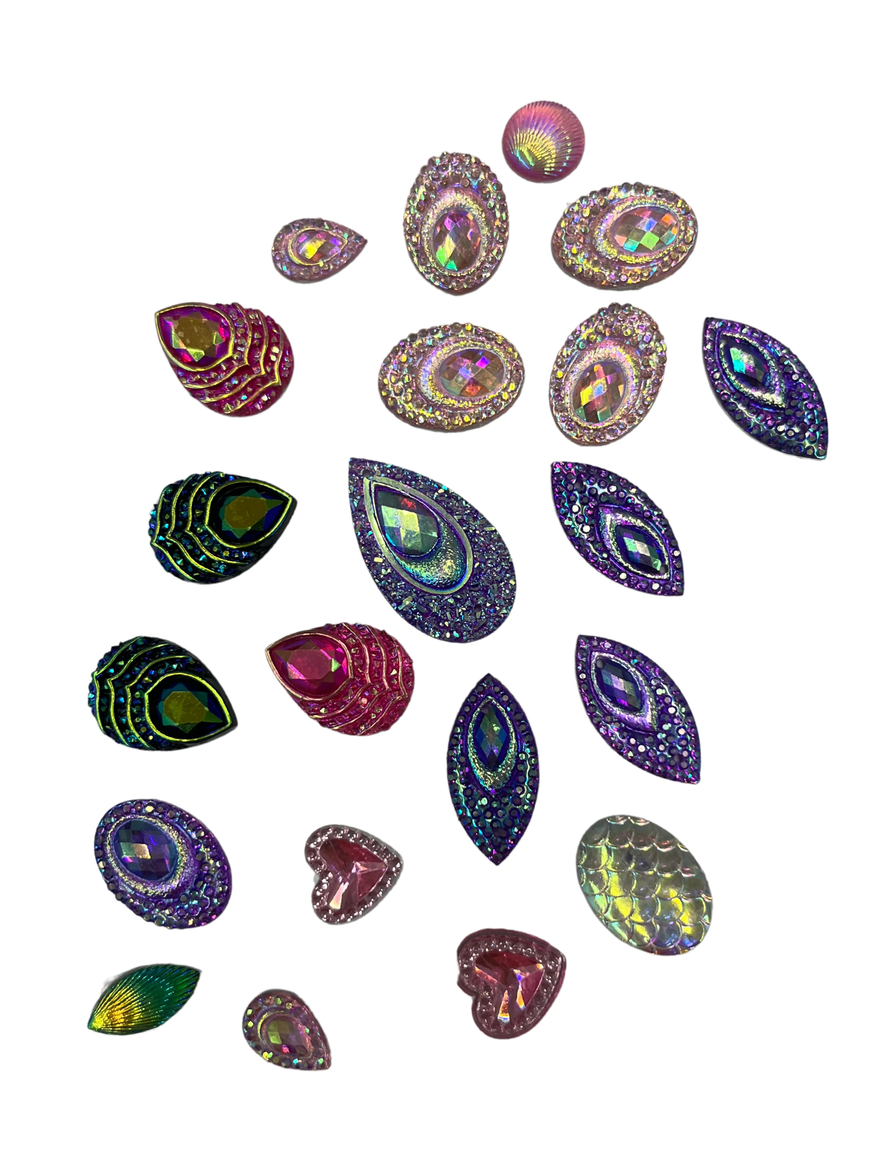 Art Factory Gems - Mixed Gems- (Aprox 20)