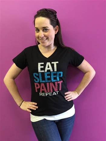 EAT SLEEP PAINT T-Shirt - Image 2