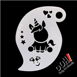 R05 Baby Unicorn Storm Ooh! face Painting Stencil - Image 2