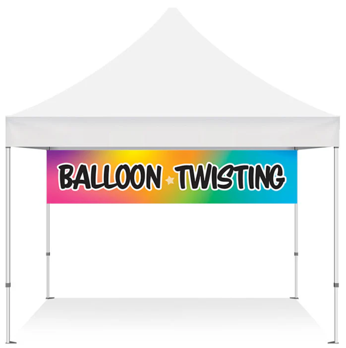 Balloon Twisting Banner 2x10ft - Image 2