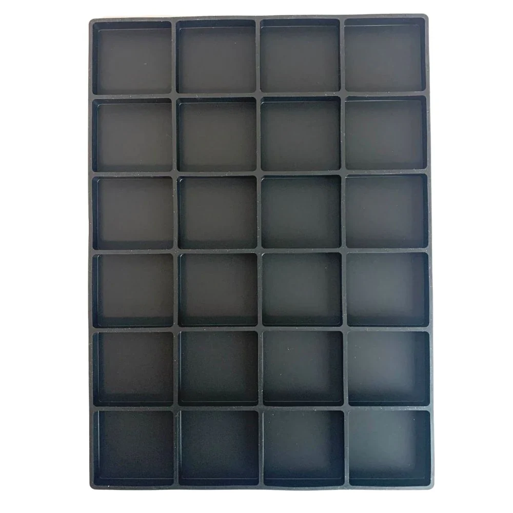 Blazin Brush | Face Painting 24 Slot Silicone Insert - Chroma Caddy - Black - Image 2