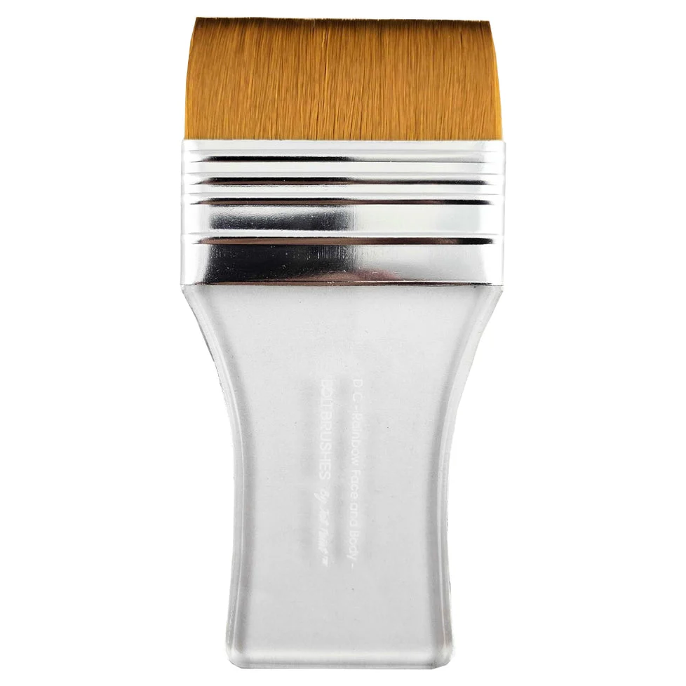 BOLT | Face Painting Brush by Jest Paint - Rainbow Face and Body Brush (2.5" Flat)