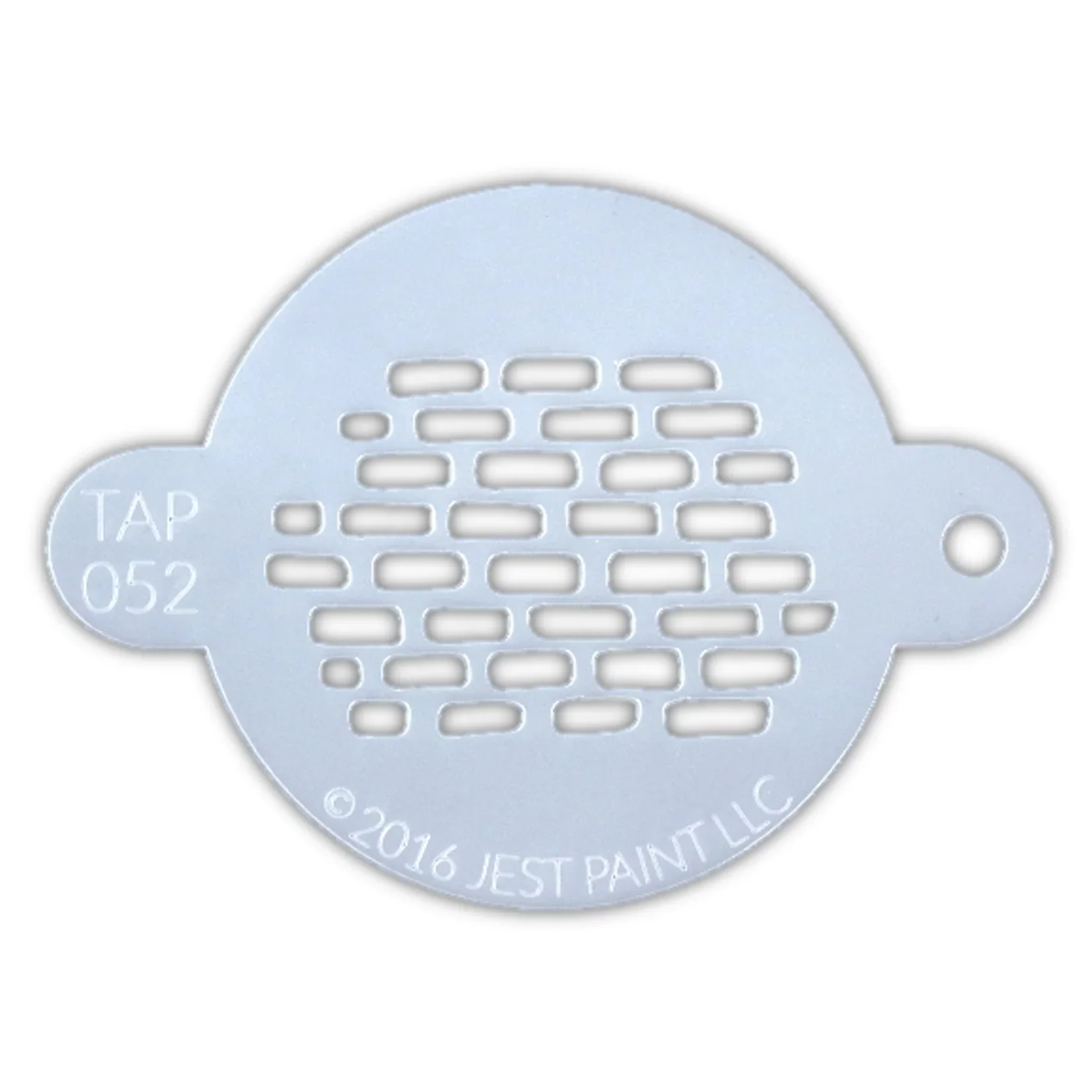 TAP52 face Painting Stencil - Bricks