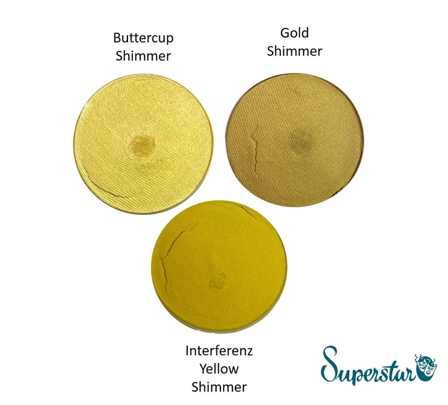 Buttercup Shimmer - 16gr Superstar Face Paints #302 - Image 2