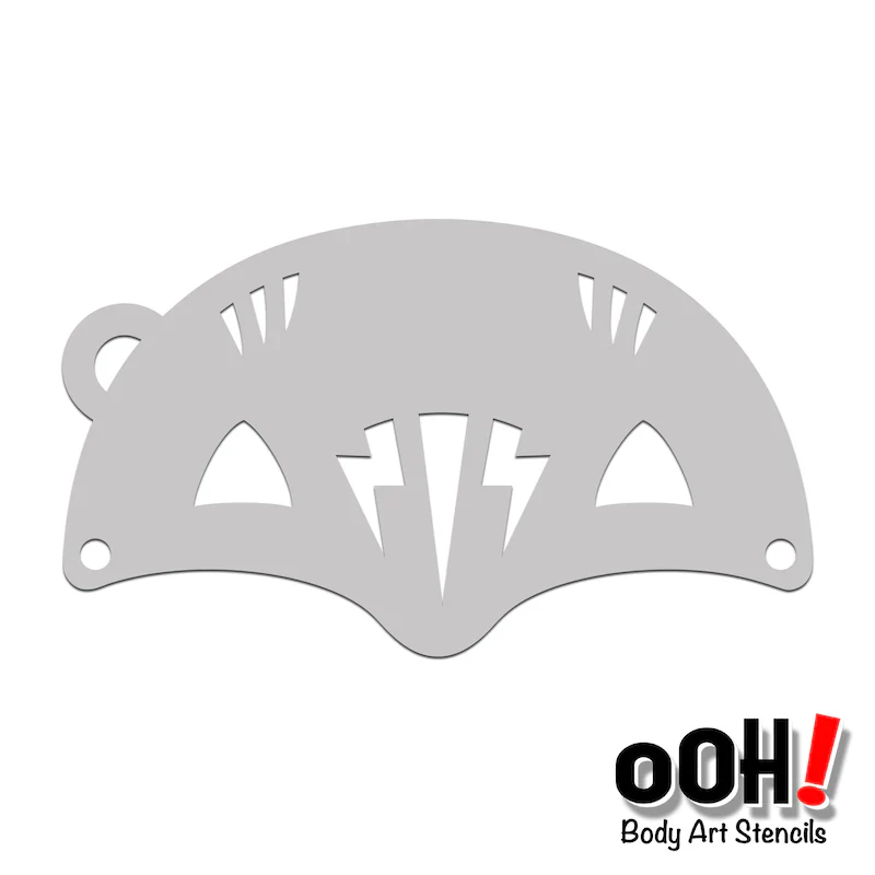 K06 Cat Kid Mask Ooh! face Painting Stencil