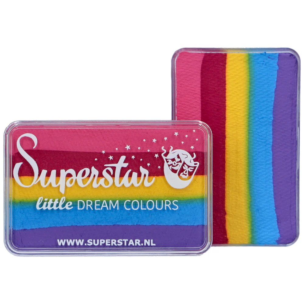 Superstar Little Dream  Face Paint Colours - 30gr Little Rainbow - Image 4