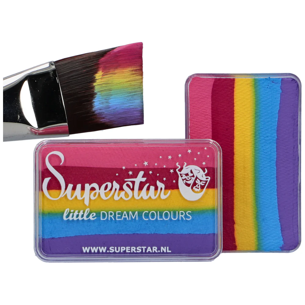 Superstar Little Dream  Face Paint Colours - 30gr Little Rainbow - Image 5