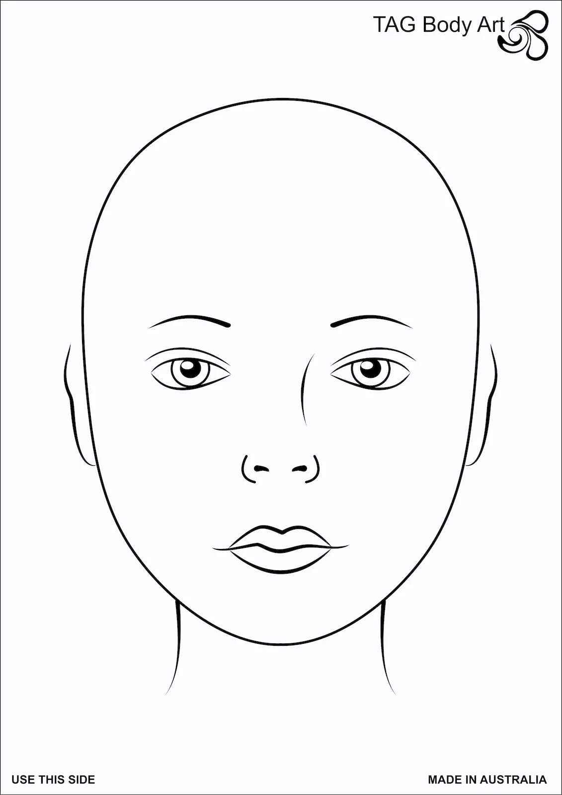 TAG Face Paint Practice Mat