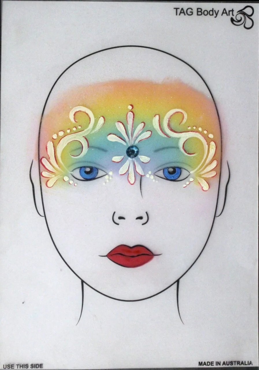 TAG Face Paint Practice Mat - Image 2
