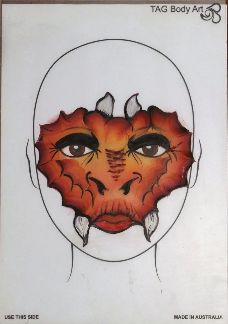 TAG Face Paint Practice Mat - Image 3