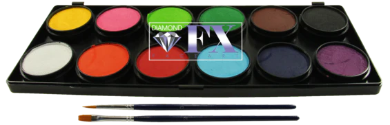 Diamond FX Face Paint Palette- 12 Color Essential Palette - Image 3