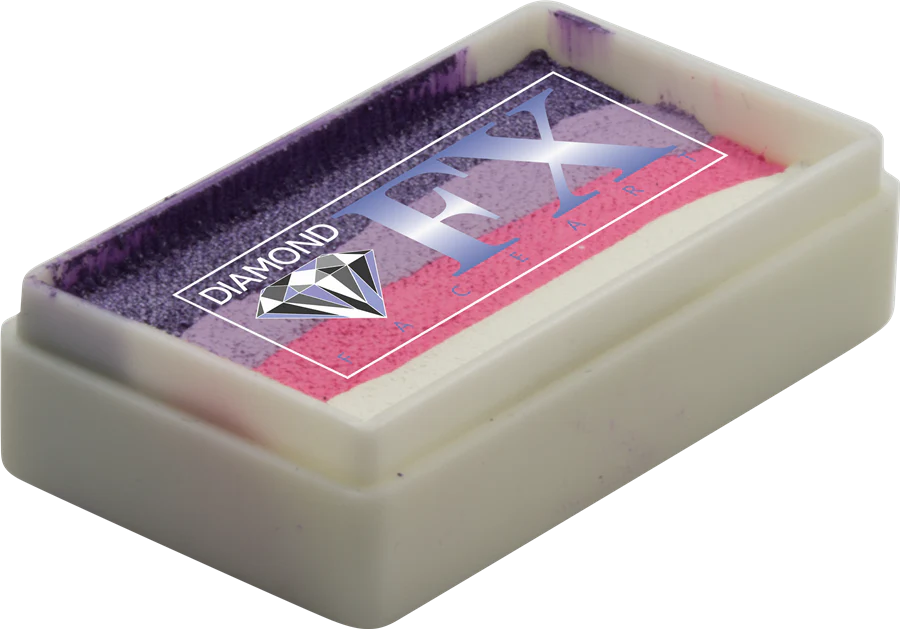 Diamond FX Face Paint Split Cake - Cotton Candy 30g - Image 2