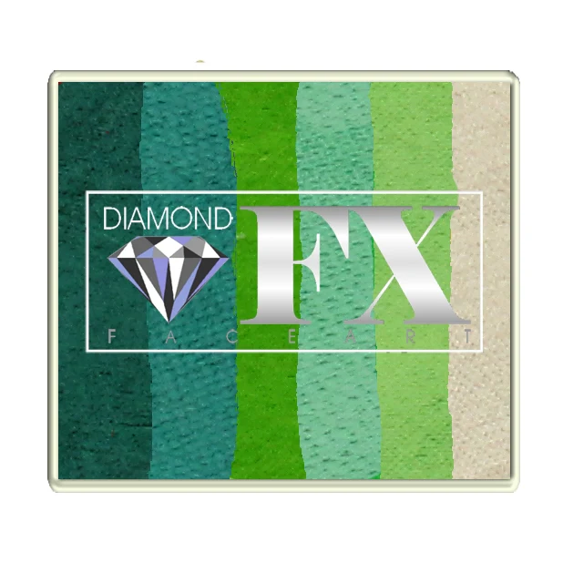 DFX Face Paint rainbow cake - Dragonfly 50g - Image 3
