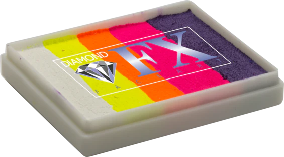 DFX Face Paint rainbow cake - Fabulously Fierce 50g - Image 2