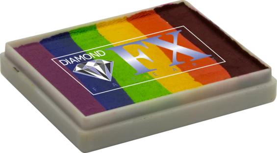 DFX Face Paint Rainbow Cake - Flabbergasted 50g - Image 2