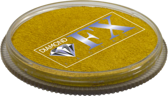 Diamond FX Face Paint - Metallic Gold 30g - Image 3