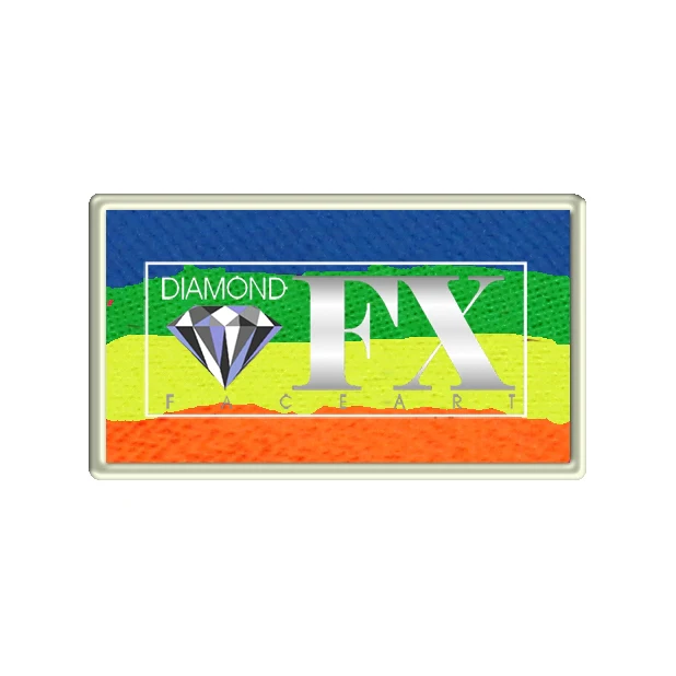 Diamond FX Face Paint Split Cake - Neon Surprise 30g - Image 3