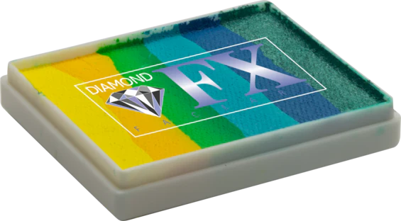 DFX Face Paint rainbow cake - Smiling Parrot 50g - Image 2