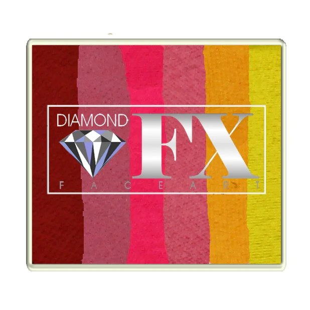 DFX Face Paint rainbow cake - Wild Berry 50g - Image 3