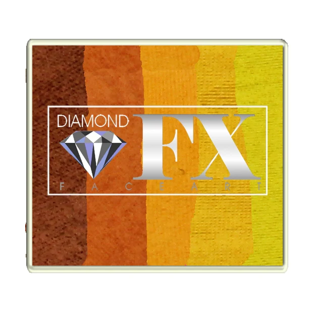DFX Face Paint rainbow cake - Wild Cheetah 50g - Image 3