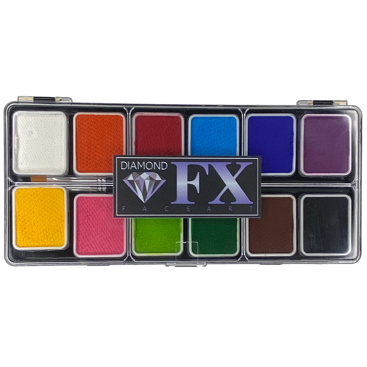 Diamond FX Face Paint Palette- 12 Color Essential Palette - Image 2
