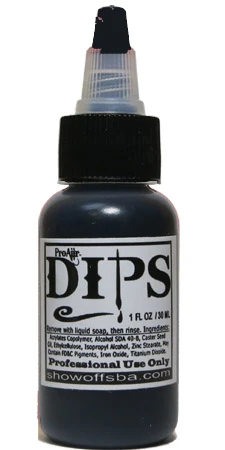 Black ProAiir DIPS Waterproof Face Paint 1oz