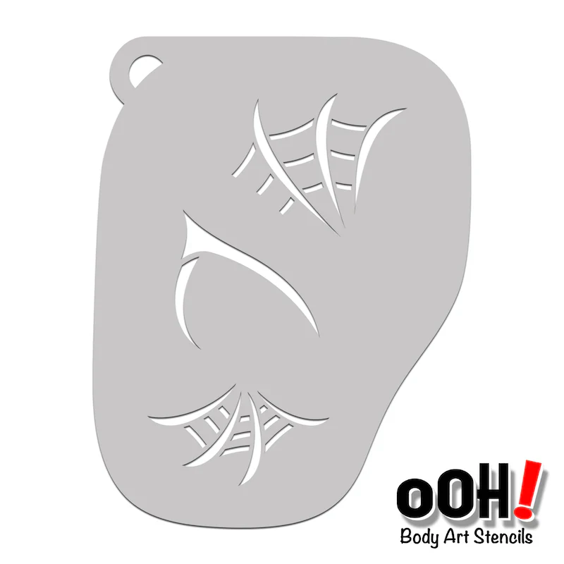 F10 Spider Guy Ooh! Face Painting Stencil