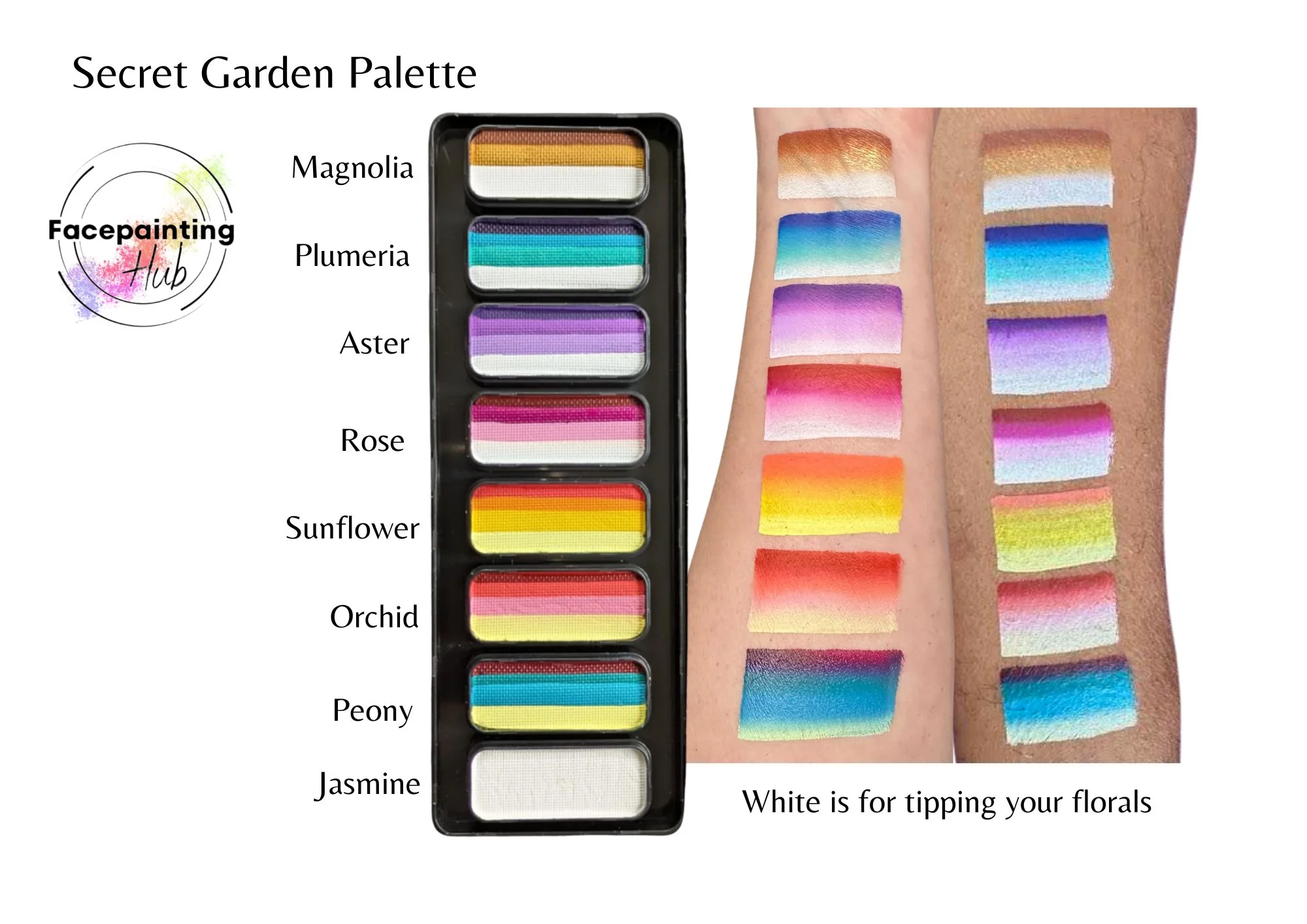 Face Painting Hub - Secret Garden Palette - Image 3