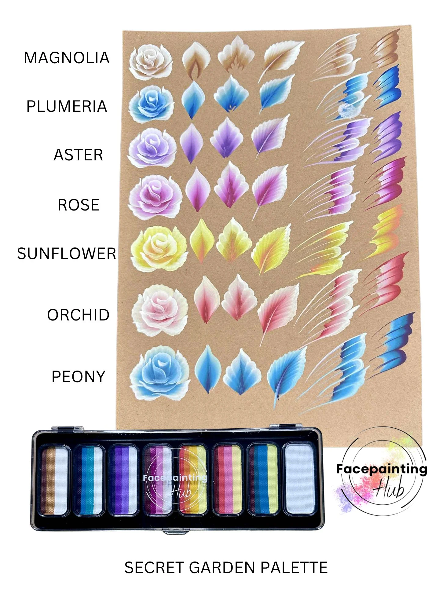 Face Painting Hub - Secret Garden Palette - Image 4