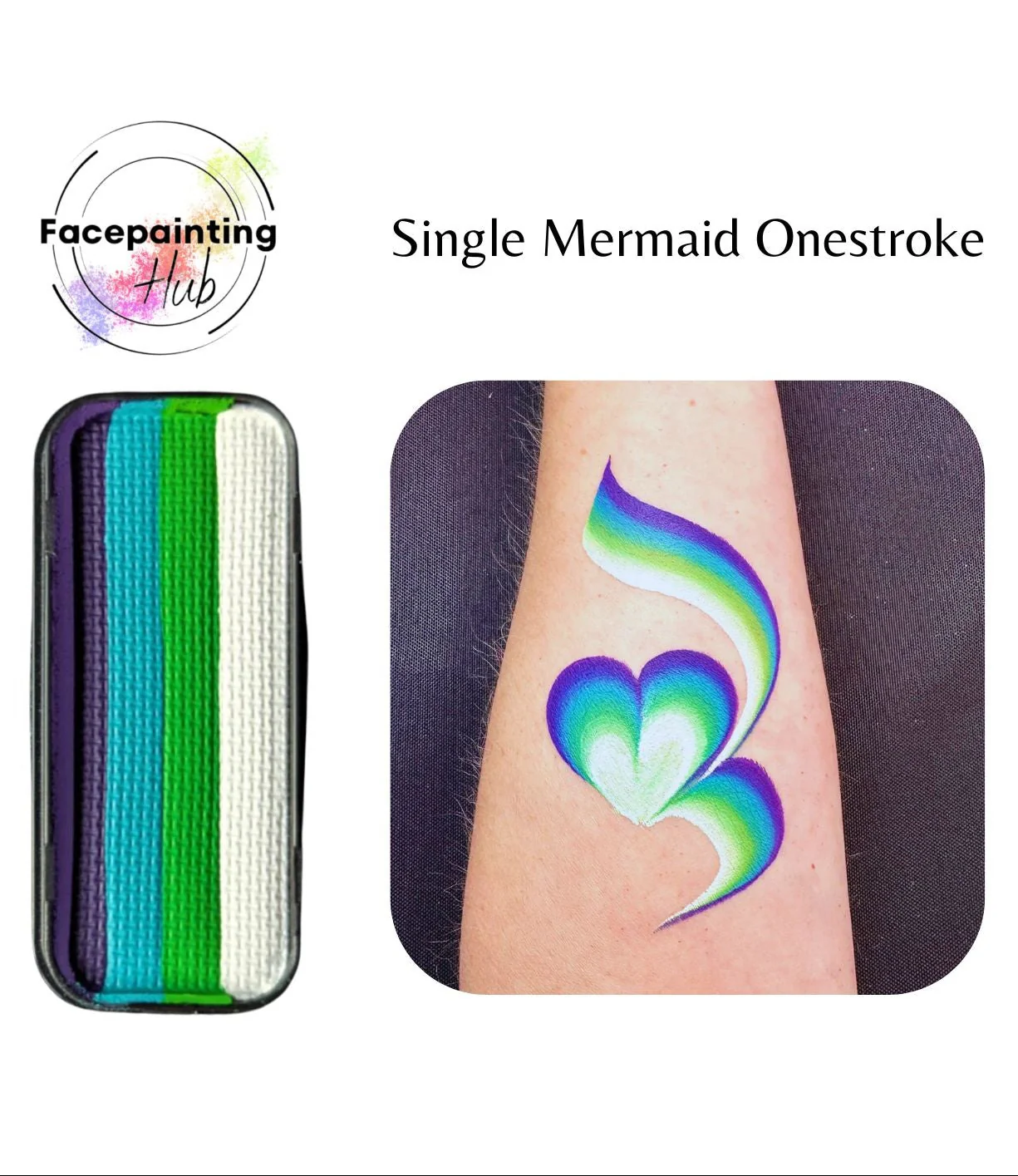 Face Painting Hub - Single Mermaid Onestroke - Image 2