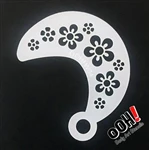 W04 Flower Wrap Ooh! Face Painting Stencil - Image 2