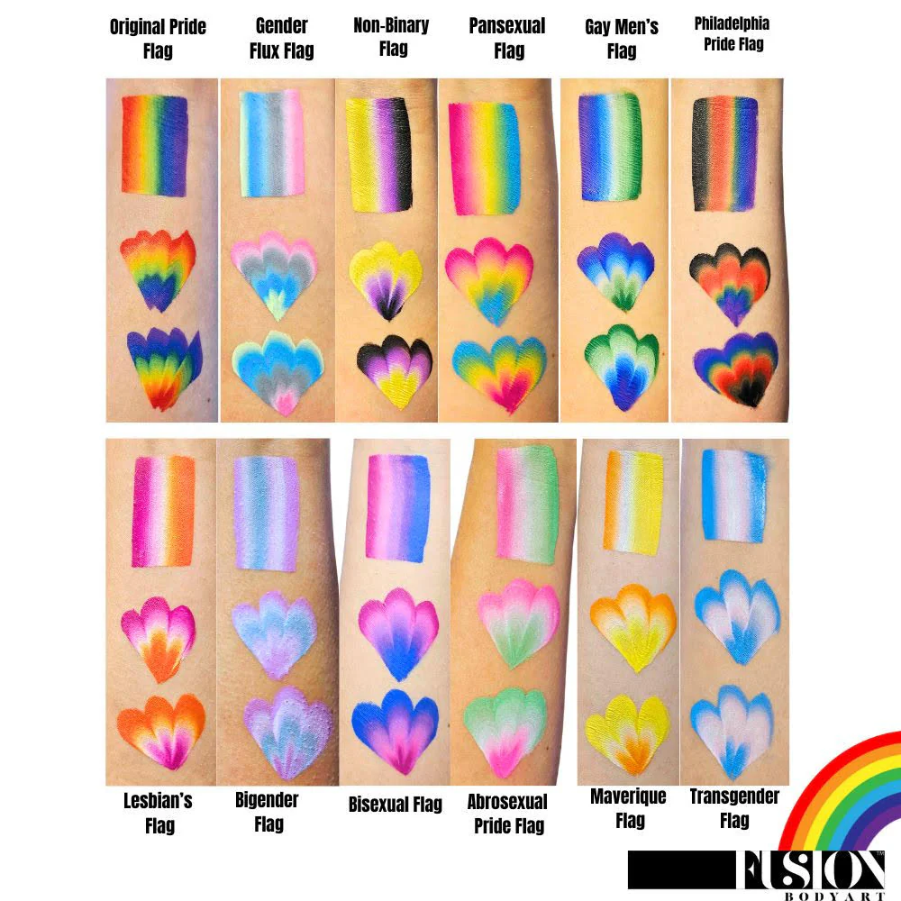 Fusion Body Art - Face Painting Palette | Pride Palette - Image 5