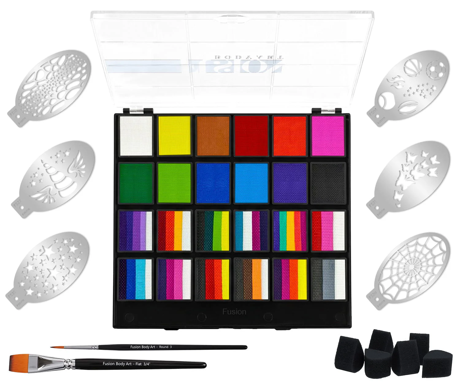 Fusion Body Art - Face Painting Palette | Pro Face Paint Kit - Image 11
