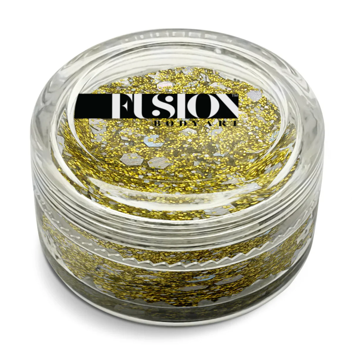 Fusion Body Art | Glitter Creams - Golden Rays 10ml