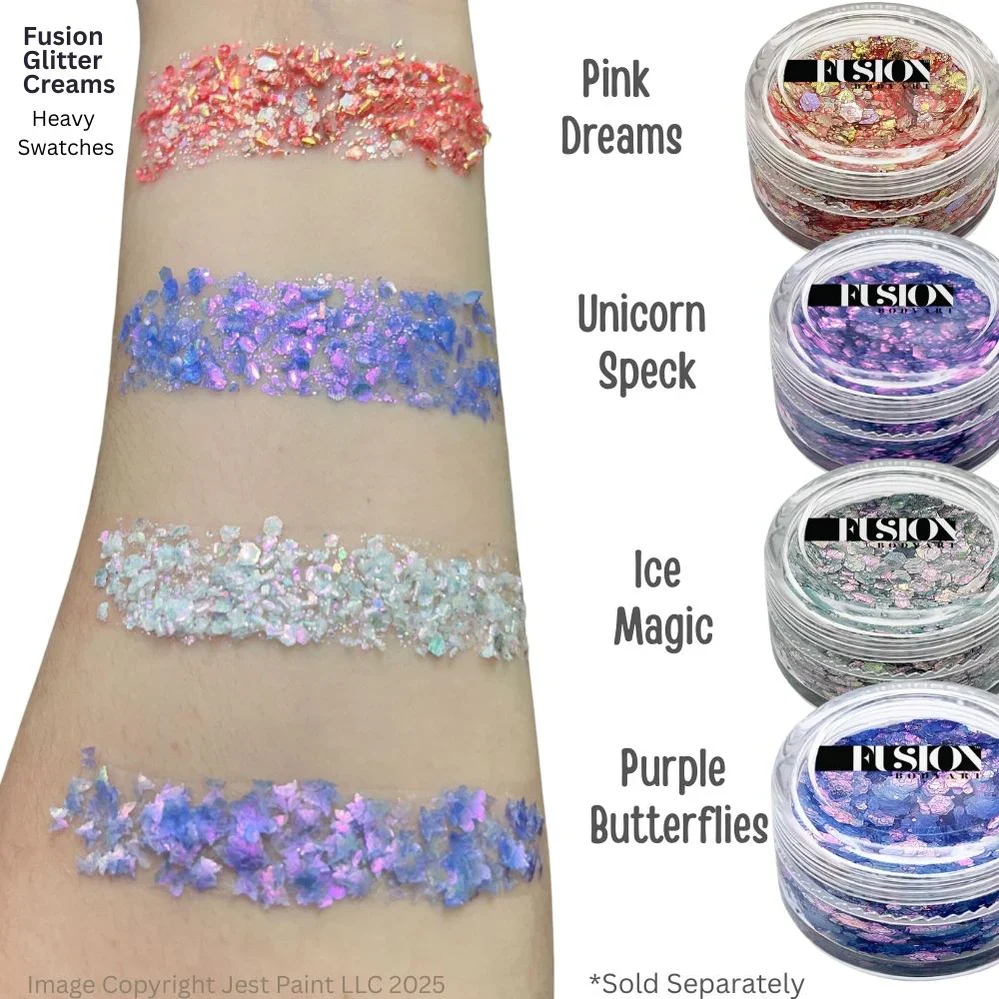 Fusion Body Art | Glitter Creams - Unicorn Speck 10ml - Image 4