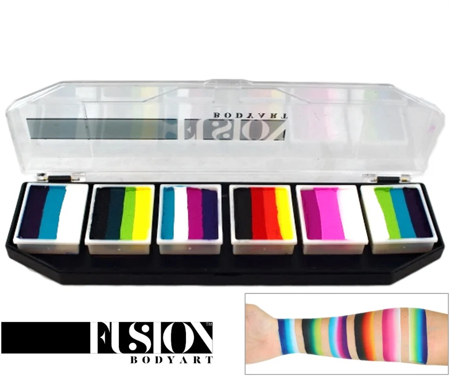 Fusion Spectrum Face Painting Palette - Rainbow Burst