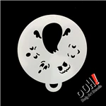 C18 Ghost Flip Ooh! Face Painting Stencil - Image 2