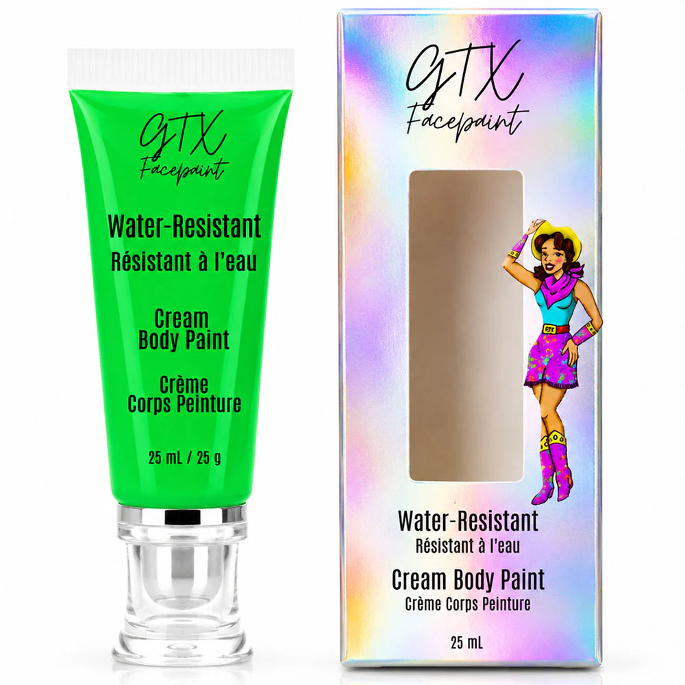 GTX Water-Resistant Cream Body Paint - Okra Green 25ml