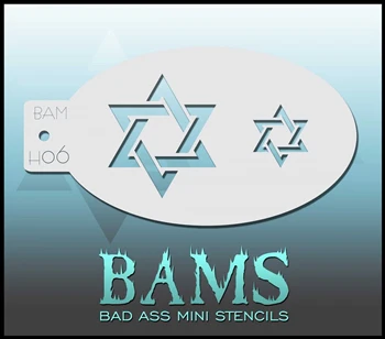 H06 - Bad Ass Stencils - Star of David