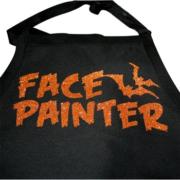 Halloween Apron - Orange Letters