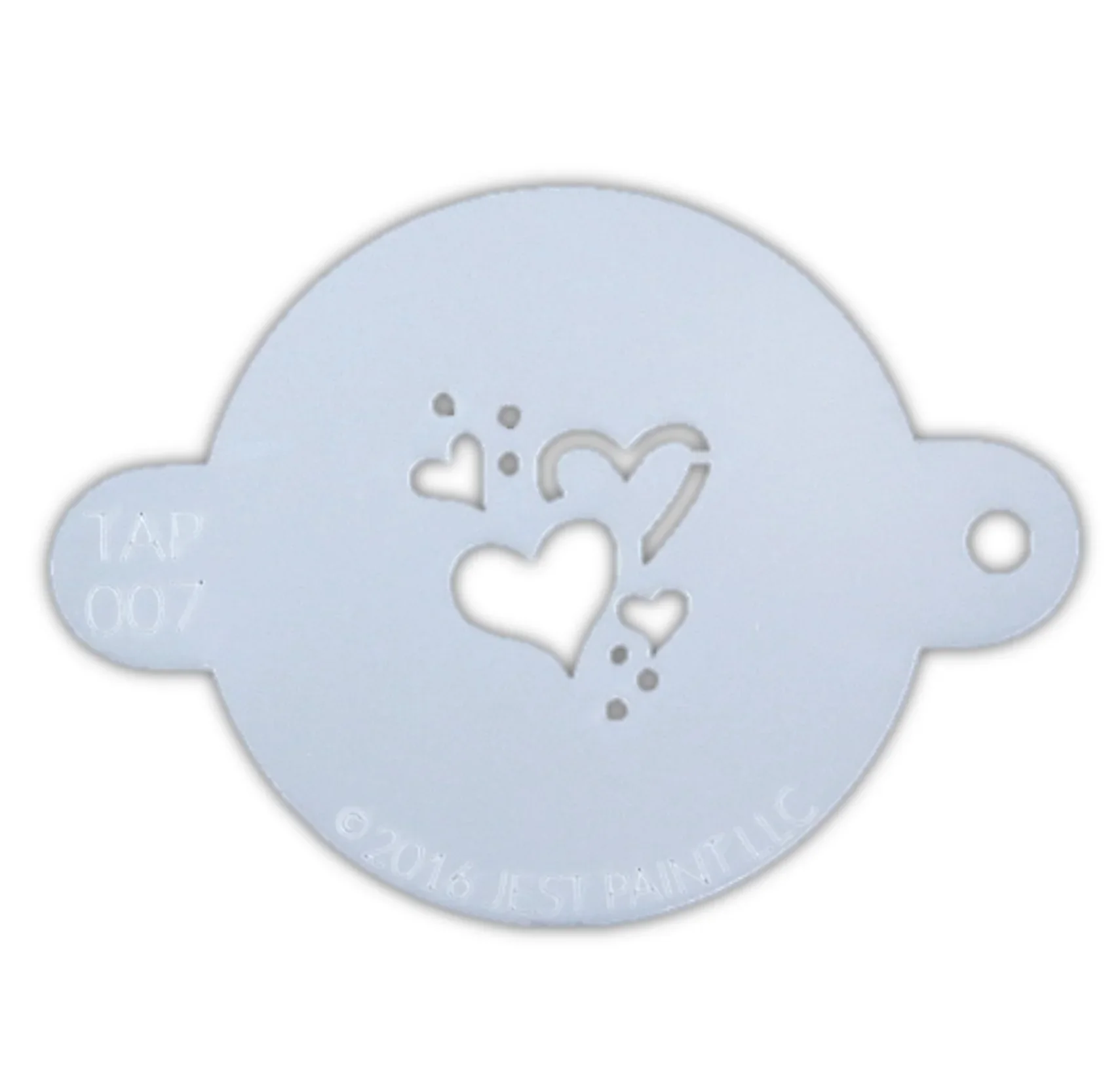 TAP07 face Painting Stencil - Hearts