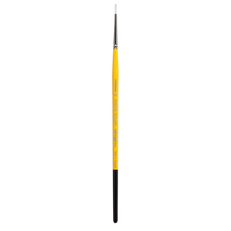 KingArt Face Painting Brush - 7950 White Nylon Collection - Round #0