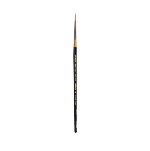 KingArt | Face Painting Brush - Original Gold 9000 Round Series- Round #2