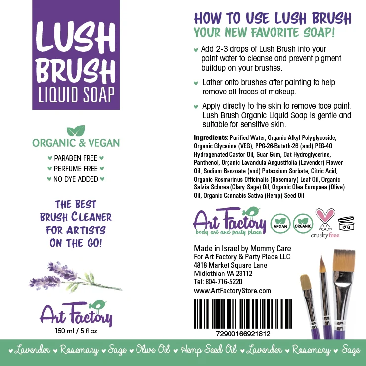 Lush Brush Liquid Brush Soap 5 fl oz - Image 4