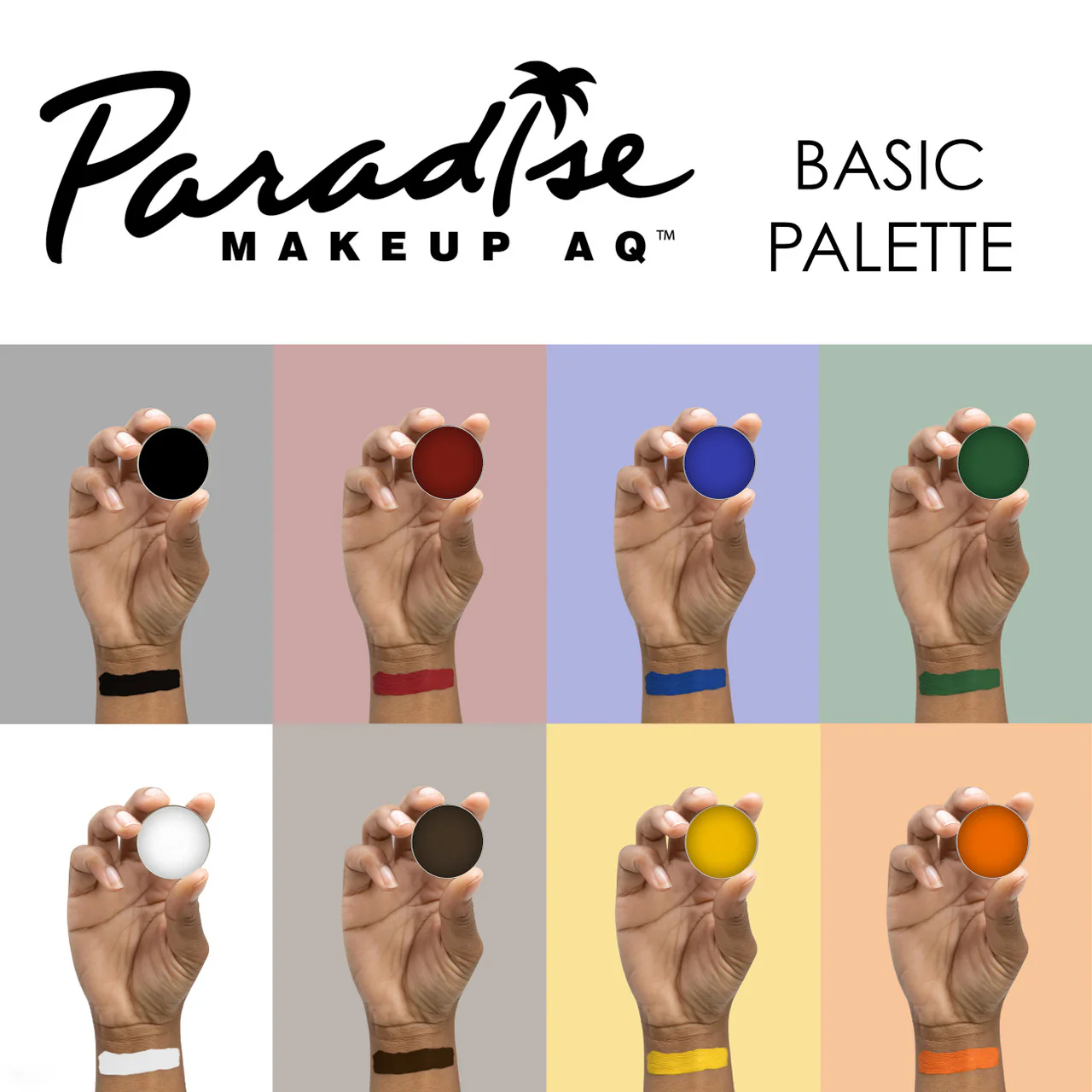 8 Color Paradise Basic Palette by Mehron - Image 4