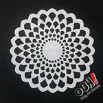S02 Mermaid Scales Sphere flips Ooh! face Painting Stencil - Image 2